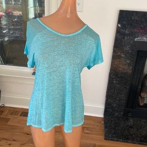 FREE2BE short sleeve blue top. Size medium